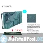 Crespo Tischset und 2 Sessel mit Multifaser-Fußstütze