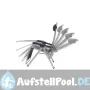 Liegestuhl mit Multipositionskissen aus Aluminium und Multifaser
