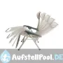 Liegestuhl mit Multipositionskissen aus Aluminium und Multifaser