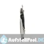 Liegestuhl mit Multipositionskissen aus Aluminium und Multifaser