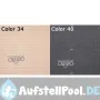 Liegestuhl mit Multipositionskissen aus Aluminium und Multifaser