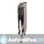 Verstärktes Bett mit Armlehne und Rückenlehne 7 Positionen aus Aluminium