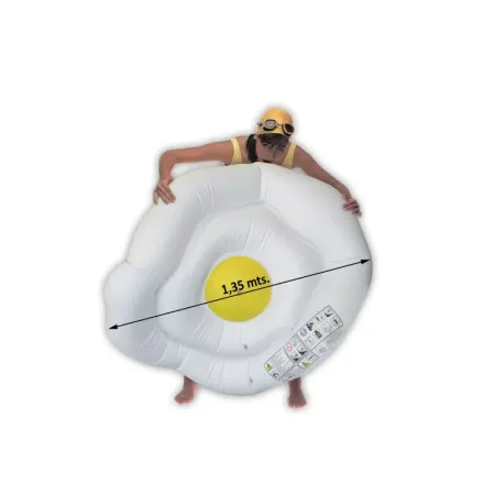 Riesige Aufblasbare Figur Toi Spiegelei 135x115 7005