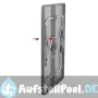Rechteckiger Aluminium Tisch und ausziehbare Teleskopbeine 110x70 cm