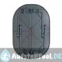 Ovaler Tisch aus lackiertem Aluminium 130x91 cm