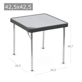 Kleiner Aluminium Tisch 42.5x42.5 cm