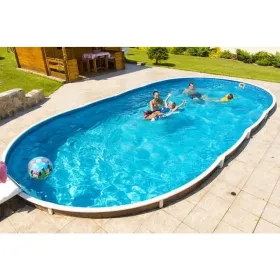 Azuro Pool 910x460x120 mit Holzoptik