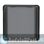 Kleiner Tisch aus lackiertem Aluminium 42.5x42.5 cm