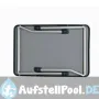 Kleiner Aluminium Tisch 44.5x65x5 cm
