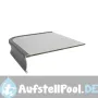 Kleiner Aluminium Tisch 44.5x65x5 cm