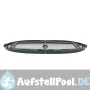 Ovaler Tisch aus lackiertem Aluminium 120x90 cm