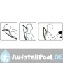 Verstärkter Deluxe Sessel mit 7 Positionen und compact Kopfteil