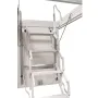 Ausziehbare Metalltreppe LX Lackiert für Dachzimmer