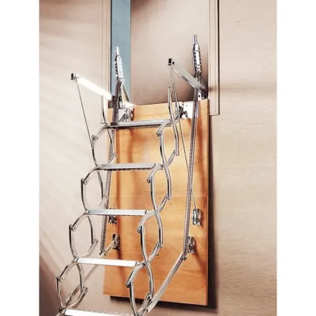 Ausziehbare Metall-Scherenleiter ZX für Wand