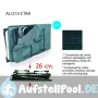 Crespo Tischset und 2 Sessel mit Air Elegant Fußstütze