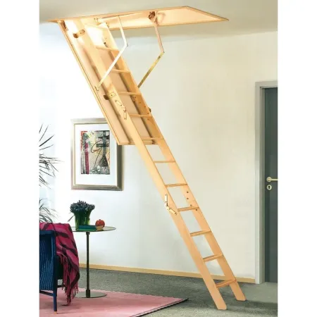 Ausziehbare Holztreppe Cadet 3 ISO für Dachzimmer