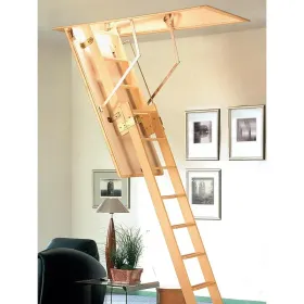 Ausziehbare Holztreppe Cadet 2 ISO für Dachzimmer