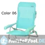 Strandstuhl niedrig mit 7 Positionen und integriertem Griff