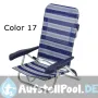 Strandstuhl niedrig mit 7 Positionen und integriertem Griff