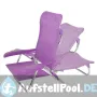 Strandstuhl niedrig mit 7 Positionen und integriertem Griff