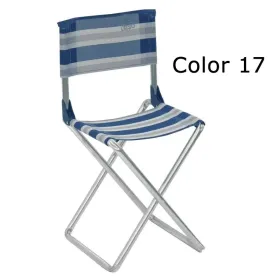 Klapphocker mit Aluminium Rückenlehne und Multifaser