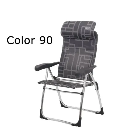 Sessel ausziehbare Rückenlehne Multifaser mit 7 Positionen und Kopfstütze