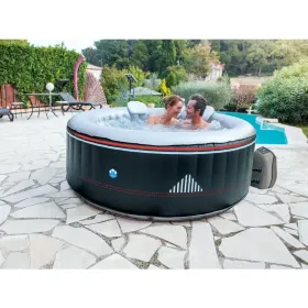 Netspa Montana Whirlpool Schwarz 4 Personen 175x70 cm SP-MTA135B