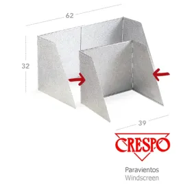 Ausziehbarer Windschutz, Höhe 30