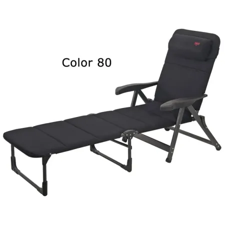 Air Deluxe Bett mit 7-Positionen-Armlehnen aus Aluminium