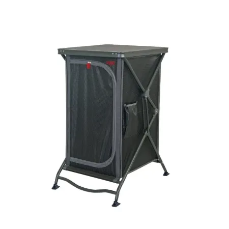 Mehrzweck-Klappschrank aus lackiertem Aluminium.