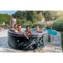 Netspa Montana Whirlpool Schwarz 6 Personen 204x70 cm SP-MTA165B