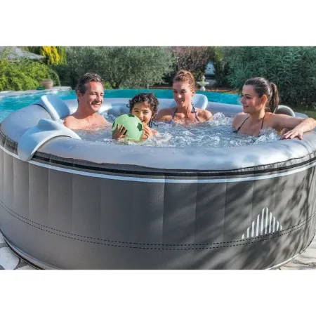 Netspa Malibú Whirlpool Grau 6 Personen 204x70 cm SP-MBU165B